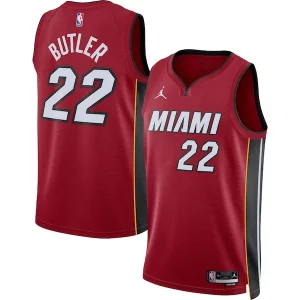 Original Jimmy Butler Miami Heat Jordan Brand Unisex Swingman Jersey Statement Edition Red  para los verdaderos seguidores
