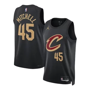 Sofisticado Moderno Genial Donovan Mitchell Cleveland Cavaliers Jordan Brand Unisex Swingman Jersey Statement Edition Black  para los verdaderos seguidores