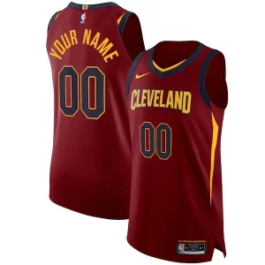 Encantador Cleveland Cavaliers Nike Authentic Custom Jersey Wine Icon Edition  para los verdaderos seguidores