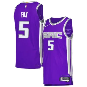 Increíble Fantástico De'Aaron Fox Sacramento Kings Nike Authentic Player Jersey Icon Edition Purple  para los verdaderos seguidores