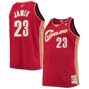 Maravilloso Robusto LeBron James Cleveland Cavaliers 2003/04 Big & Tall Hardwood Classics Swingman Jersey Red  para los verdaderos seguidores
