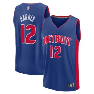Delicioso Resistente Tobias Harris Detroit Pistons Fast Break Replica Player Jersey Icon Edition Blue  para los verdaderos seguidores