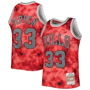 Lujoso Scottie Pippen Chicago Bulls 1997/98 Galaxy Swingman Jersey Red  para los verdaderos seguidores