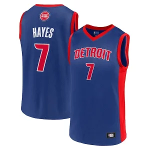 Increíble Delicioso Men's Killian Hayes Blue Detroit Pistons Team Player Jersey  para los verdaderos seguidores
