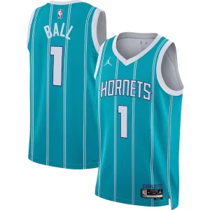 Maravilloso Ideal Increíble LaMelo Ball Charlotte Hornets Jordan Brand Unisex Swingman Jersey Icon Edition Teal/White  para los verdaderos seguidores