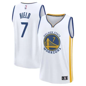 Comodo Buddy Hield Golden State Warriors Fast Break Replica Player Jersey Association Edition White  para los verdaderos seguidores