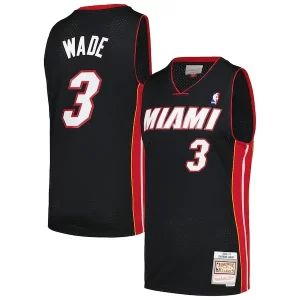 Hermoso Maravilloso Dwyane Wade Miami Heat 2012/13 Hardwood Classics Swingman Jersey Black  para los verdaderos seguidores