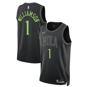 Estupendo Zion Williamson New Orleans Pelicans Nike Unisex 2023/24 Swingman Jersey Black City Edition  para los verdaderos seguidores