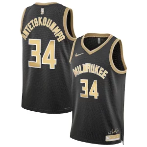 Fácil de llevar Ideal Práctico Giannis Antetokounmpo Milwaukee Bucks Nike Unisex Select Series Swingman Jersey Black  para los verdaderos seguidores