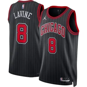 Delicioso Magnífico Zach LaVine Chicago Bulls Jordan Brand Unisex Swingman Jersey Statement Edition Black  para los verdaderos seguidores