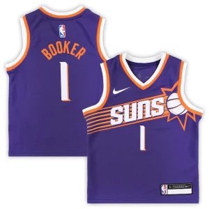 Único Devin Booker Phoenix Suns Nike Preschool Swingman Player Jersey Icon Edition Purple  para los verdaderos seguidores