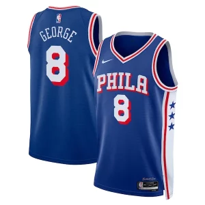 Hermoso Único Estupendo Paul George Philadelphia 76ers Nike Unisex 2024 Offseason Addition Nike Swingman Jersey Royal  para los verdaderos seguidores