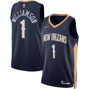 Genial Magnífico Único Zion Williamson New Orleans Pelicans Nike 2021/22 Diamond Swingman Jersey Icon Edition Navy  para los verdaderos seguidores