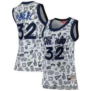 Duradero Shaquille O'Neal Orlando Magic Women's 1994 Doodle Swingman Jersey White  para los verdaderos seguidores