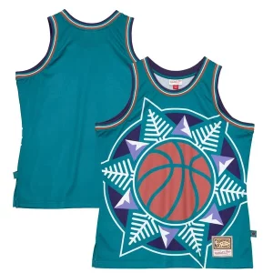Práctico Utah Jazz Hardwood Classics Blown Out Fashion Jersey Turquoise  para los verdaderos seguidores