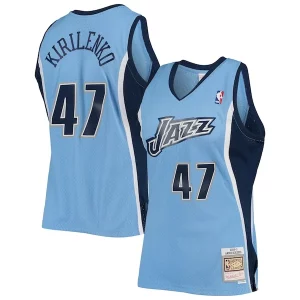 Sofisticado Duradero Andrei Kirilenko Utah Jazz 2009/10 Hardwood Classics Swingman Jersey Powder Blue  para los verdaderos seguidores