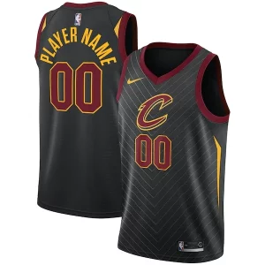 Moderno Exquisito Estupendo Cleveland Cavaliers Nike Swingman Custom Jersey Black Statement Edition  para los verdaderos seguidores