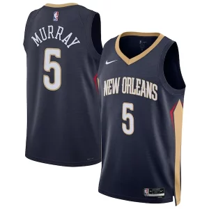 Fantástico Dejounte Murray New Orleans Pelicans Nike Unisex 2024 Offseason Addition Nike Swingman Jersey Navy  para los verdaderos seguidores