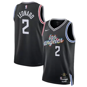Genial Kawhi Leonard LA Clippers Nike Unisex 2022/23 Swingman Jersey City Edition Black  para los verdaderos seguidores