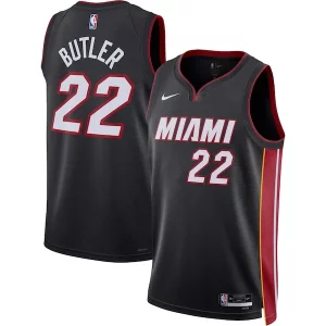 Clásico Práctico Delicioso Jimmy Butler Miami Heat Nike Unisex Swingman Jersey Icon Edition Black  para los verdaderos seguidores