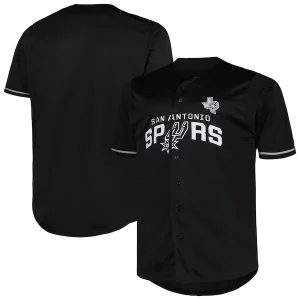 Versátil Increíble Chulo San Antonio Spurs Profile Big & Tall Pop Jersey Black  para los verdaderos seguidores