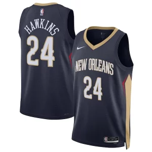 Genial Cool Resistente Jordan Hawkins New Orleans Pelicans Nike Unisex Swingman Jersey Icon Edition Navy  para los verdaderos seguidores