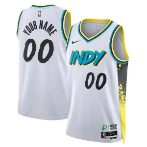 Genial Indiana Pacers Nike Unisex 2024/25 Custom Swingman Jersey City Edition White  para los verdaderos seguidores