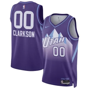 Moderno Comodo Ideal Jordan Clarkson Utah Jazz Nike Unisex 2024/25 Swingman Player Jersey City Edition Purple  para los verdaderos seguidores