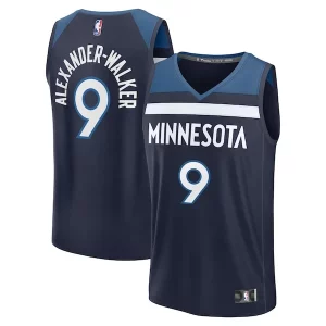 Exquisito Genial Comodo Nickeil Alexander Walker Minnesota Timberwolves Fast Break Replica Player Jersey Icon Edition Navy  para los verdaderos seguidores