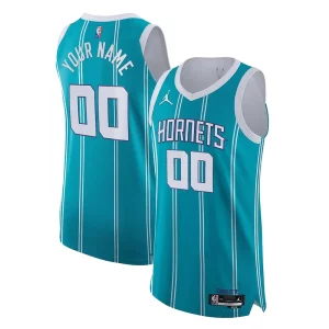 Magnífico Increíble Elegante Charlotte Hornets Nike 2021/22 Diamond Swingman Authentic Custom Jersey Icon Edition Teal  para los verdaderos seguidores