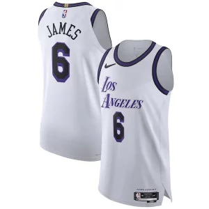 Sofisticado Robusto Único LeBron James Los Angeles Lakers Nike 2022/23 Authentic Jersey City Edition White  para los verdaderos seguidores