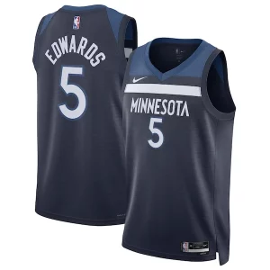 Fantástico Anthony Edwards Minnesota Timberwolves Nike Unisex Swingman Jersey Icon Edition Navy  para los verdaderos seguidores