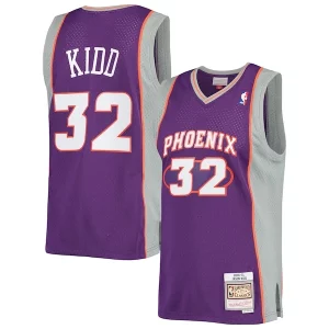 Estupendo Lujoso Jason Kidd Phoenix Suns Big & Tall Hardwood Classics 2000/01 Swingman Jersey Purple  para los verdaderos seguidores