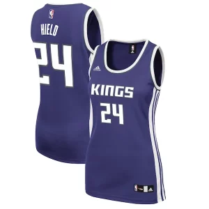 Magnífico Único Práctico Buddy Hield Sacramento Kings adidas Women's Road Replica Jersey Purple  para los verdaderos seguidores