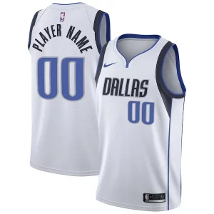 Chulo Resistente Dallas Mavericks Nike 2020/21 Swingman Custom Jersey Association Edition White  para los verdaderos seguidores