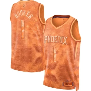 Moderno Hermoso Devin Booker Phoenix Suns Nike Unisex Select Series Swingman Jersey Orange  para los verdaderos seguidores