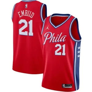 Sofisticado Comodo Ideal Joel Embiid Philadelphia 76ers Jordan Brand 2020/21 Swingman Jersey Statement Edition Red  para los verdaderos seguidores