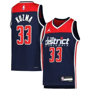 Sofisticado Lujoso Kyle Kuzma Washington Wizards Jordan Brand Youth Swingman Jersey Statement Edition Navy  para los verdaderos seguidores