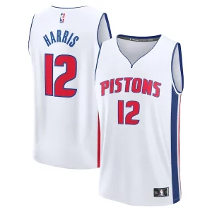 Ideal Práctico Tobias Harris Detroit Pistons Fast Break Replica Player Jersey Association Edition White  para los verdaderos seguidores