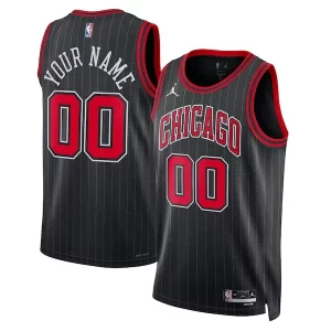 Comodo Resistente Chicago Bulls Jordan Brand Unisex 2022/23 Swingman Custom Jersey Statement Edition Black  para los verdaderos seguidores