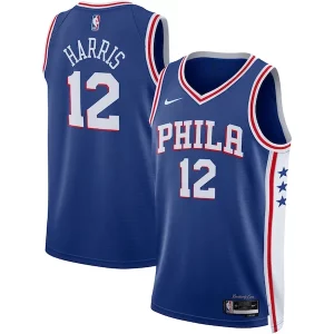 Exquisito Tobias Harris Philadelphia 76ers Nike Unisex Swingman Jersey Icon Edition Royal  para los verdaderos seguidores