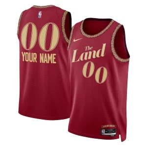 Práctico Versátil Cleveland Cavaliers Nike Unisex 2023/24 Custom Swingman Jersey Wine City Edition  para los verdaderos seguidores