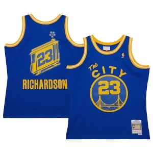 Fantástico Jason Richardson Golden State Warriors 2004/05 Hardwood Classics Swingman Jersey Royal  para los verdaderos seguidores