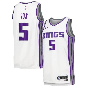 Comodo De'Aaron Fox Sacramento Kings Nike Swingman Player Jersey Association Edition White  para los verdaderos seguidores