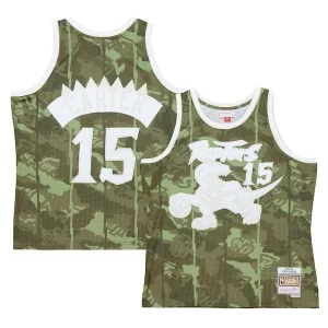 Único Fácil de llevar Vince Carter Toronto Raptors Hardwood Classics 1998/99 Ghost Green Swingman Jersey Camo  para los verdaderos seguidores