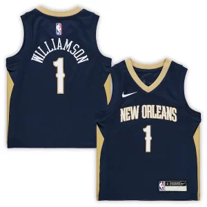 Fantástico Exquisito Ideal Zion Williamson New Orleans Pelicans Nike Preschool Replica Jersey Icon Edition Navy  para los verdaderos seguidores