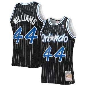 Comodo Fácil de llevar Chulo Jason Williams Orlando Magic 2001/02 Hardwood Classics Swingman Jersey Black  para los verdaderos seguidores