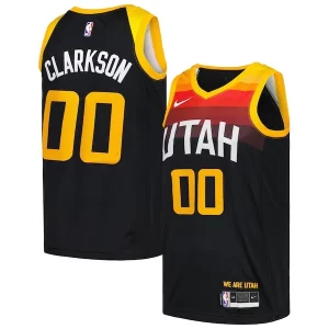 Atractivo Jordan Clarkson Utah Jazz Nike Swingman Player Jersey City Edition Black  para los verdaderos seguidores