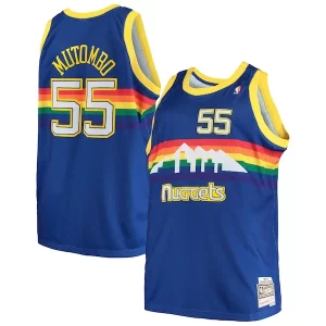 Genial Perfecto Duradero Dikembe Mutombo Denver Nuggets 1991/92 Big & Tall Hardwood Classics Swingman Jersey Royal  para los verdaderos seguidores