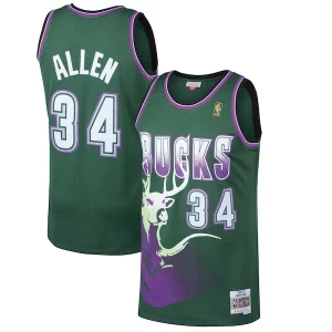 Estupendo Magnífico Fantástico Ray Allen Milwaukee Bucks 1996/97 Hardwood Classics Swingman Jersey Kelly Green  para los verdaderos seguidores